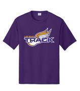 PURPLE UNISEX DRIFT SHIRT WITH SCREENED LOGO