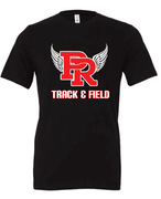 BELLA UNISEX BLACK SOFT COTTON TSHIRT WITH SCREENED LOGO