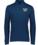 MENS NAVY DRIFIT 1/4 ZIP LONG SLEEVE WITH EMBROIDERED W LOGO