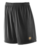 UNISEX MESH BLACK SHORT WITH PLAYERS #