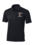 MENS BLACK DRIFIT POLO WITH EMBROIDERED LEFT CHEST LOGO