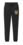 BLACK UNISEX JOGGER PANT WITH CUFFED BOTTOMS SCREENED WITH LOGO