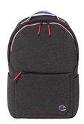 CHAMPION BRAND DARK GREY BACKPACK W PR LOGO AND NAME EMBROIDERED 