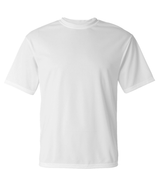 WHITE DRIFIT SHORT SLEEVE W SCREENED LOGO 
