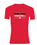 RED COMPRESSION TIGHT FIT SHORT SLEEVE SHIRT W LOGO