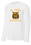 WHITE UNISEX LONG SLEEVE DRIFIT WITH SCREENED LOGO
