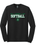 GILDAN UNISEX BLACK LONG SLEEVE SHIRT WITH SCREENED LOGO