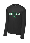 BLACK LONG SLEEVE DRIFIT SHIRT WITH NEW SCREENED LOGO