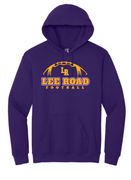 PURPLE DRIFIT HOODIE W SCREENED LOGO