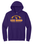 PURPLE DRIFIT HOODIE W SCREENED LOGO
