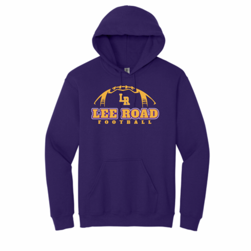PURPLE DRIFIT HOODIE W SCREENED LOGO