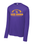 PURPLE LONG SLEEVE DRIFIT SHIRT W SCREENED LOGO