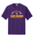 PURPLE SHORT SLEEVE DRIFIT SHIRT W SCREENED LOGO