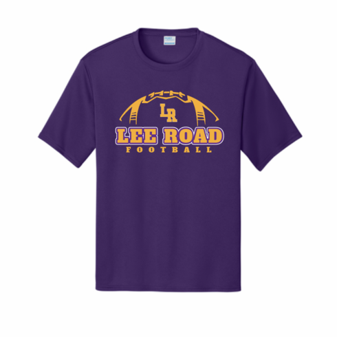 PURPLE SHORT SLEEVE DRIFIT SHIRT W SCREENED LOGO