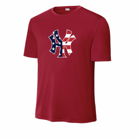 RED NY UNISEX SHORT SLEEVE DRIFIT
