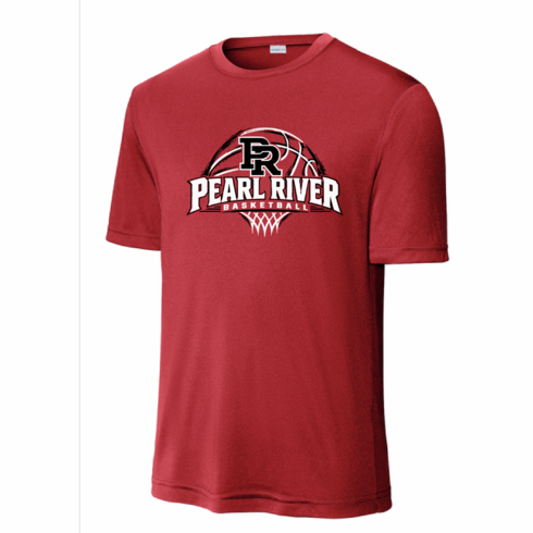 RED UNISEX DRIFIT SHORT SLEEVE W SCREENED LOGO