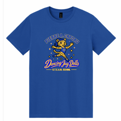 ROYAL UNISEX COTTON TSHIRT WITH SCREENED LOGO