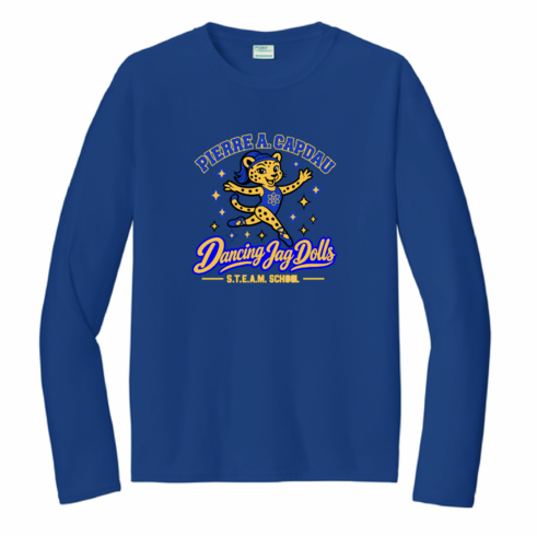 ROYAL UNISEX LONG SLEEVE DRIFIT SHIRT WITH SCREENED LOGO 