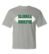 SILVER GREY UNISEX DRIFIT SHIRT W SCREENED LOGO ON FRONT