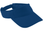 SOLID NAVY ADJUSTABLE DRIFIT VISOR WITH LOGO EMBROIDERED 