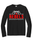 UNISEX BLACK DRIFIT LONG SLEEVE EWITH SCREENED LOGO