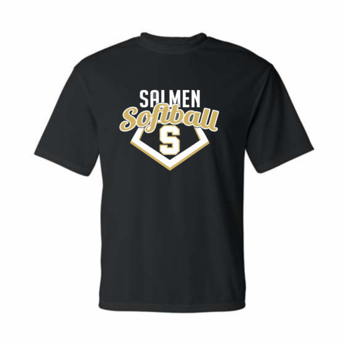 UNISEX BLACK DRIFIT SHIRT WITH SCREENED LOGO