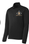 UNISEX BLACK LIGHTWEIGHT DRIFIT 1/4 ZIP WITH SCREENED S DIAMOND LOGO