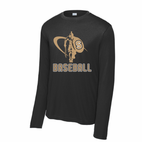 UNISEX BLACK LONG SLEEVE DRIFIT W SCREENED LOGO