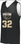 UNISEX BLACK/WHITE REVERSIBLE JERSEY WITH SCREENED LOGO AND #