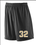UNISEX MESH BLACK SHORT WITH PLAYERS #