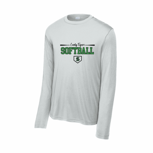 UNISEX SILVER LONG SLEEVE DRIFIT WITH NEW SCREENED LOGO