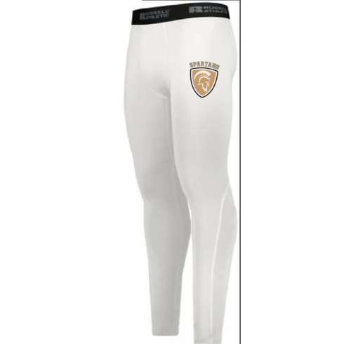 WHITE COMPRESSION LEGGING FULL LENGTH