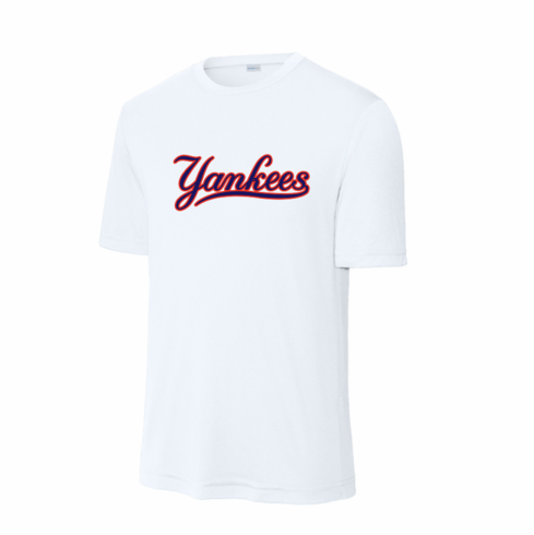 WHITE DRIFIT UNISEX SHORT SLEEVE WITH SCREENED LOGO