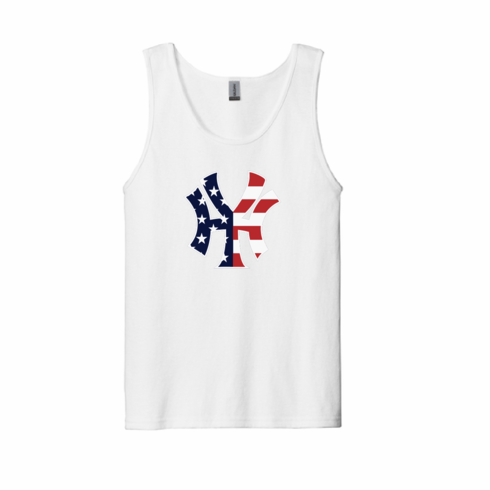 WHITE NY MENS TANK