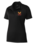 WOMENS BLACK DRIFIT POLO WITH EMBROIDERED LOGO 
