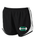 WOMENS BLACK/WHITE RUNNING SHORT W SCREENED LOGO