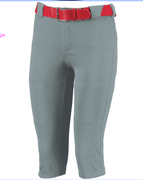 WOMENS GREY SOFTBALL PANT