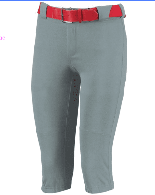 WOMENS GREY SOFTBALL PANT