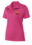 WOMENS HOT PINK DRIFIT POLO WITH EMBROIDERED LOGO