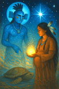 Sky Woman and the Blue Kachina
