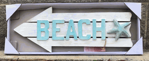 Beach Arrow Sign Beach Arrow Sign