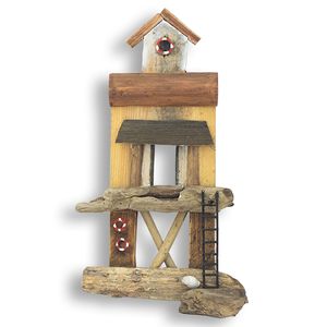 BEACH HOUSE ON STILTS WALL ART C475