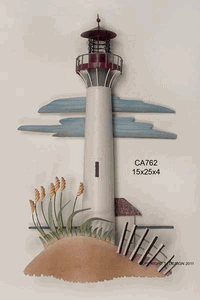 Cape May NJ, Lighthouse - Metal Wall Art