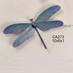Dragonfly Blue Metal Wall Sculpture Dragonfly Blue Metal Wall Sculpture