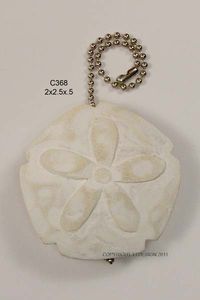 Fan Pull - Sand Dollar