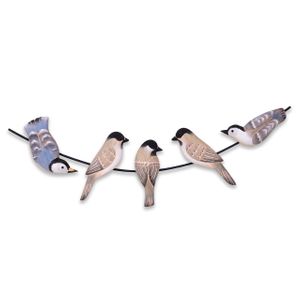 FIVE BIRDS ON THE LINE CW723 FIVE BIRDS ON THE LINE CW723
