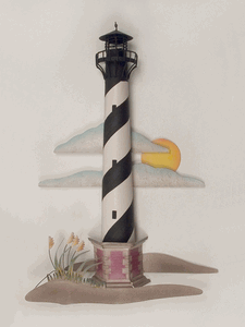 Hatteras Lighthouse Metal Wall Sculpture