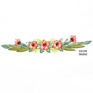 Hibiscus Swag Metal Wall Art Hibiscus Swag Metal Wall Art