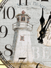 LIGHTHOUSE WALL CLOCK 13.5"