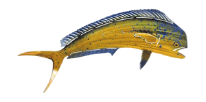 MAHI MAHI METAL WALL ART
